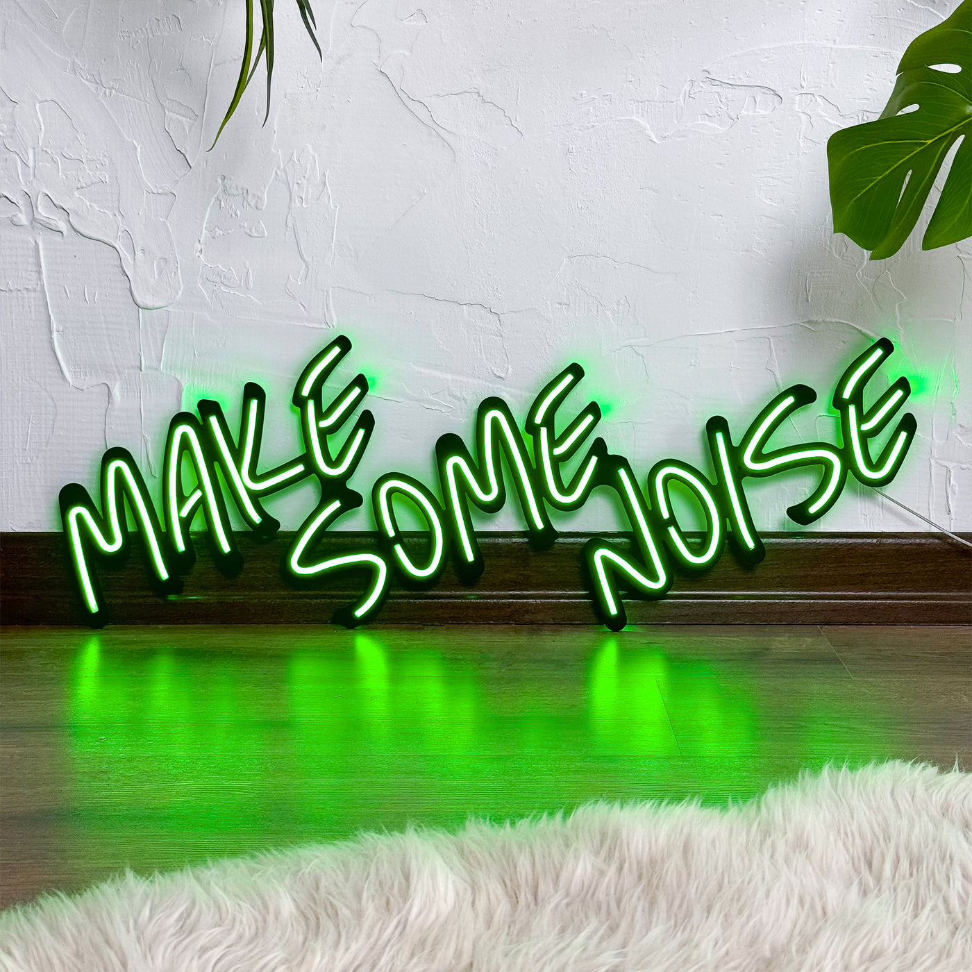 Make Some Noise Neon Wall Art