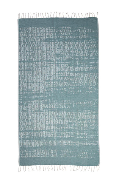 Natica | GREEN | Exclusive Peshtemal, Hammam Towel | 90 x 175 cm