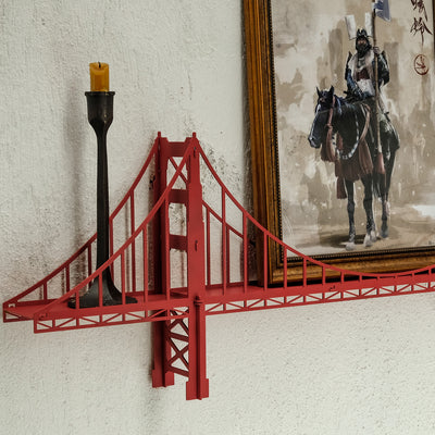 Golden Gate Metal Bridge Shelf