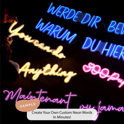 Custom Neon Words