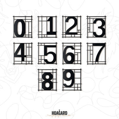 Mondrian House Numbers
