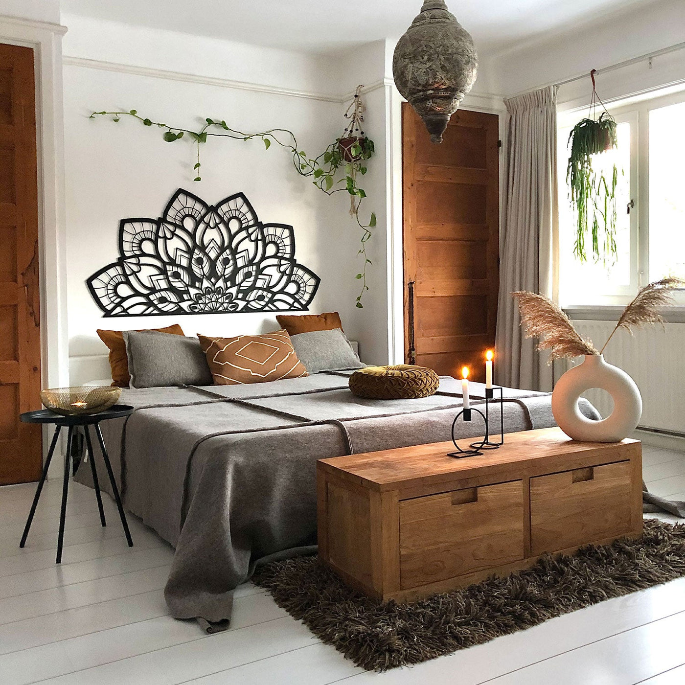 Large Metal Wall Decoration for above the bed