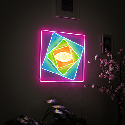 Illusion Neon Wall Art