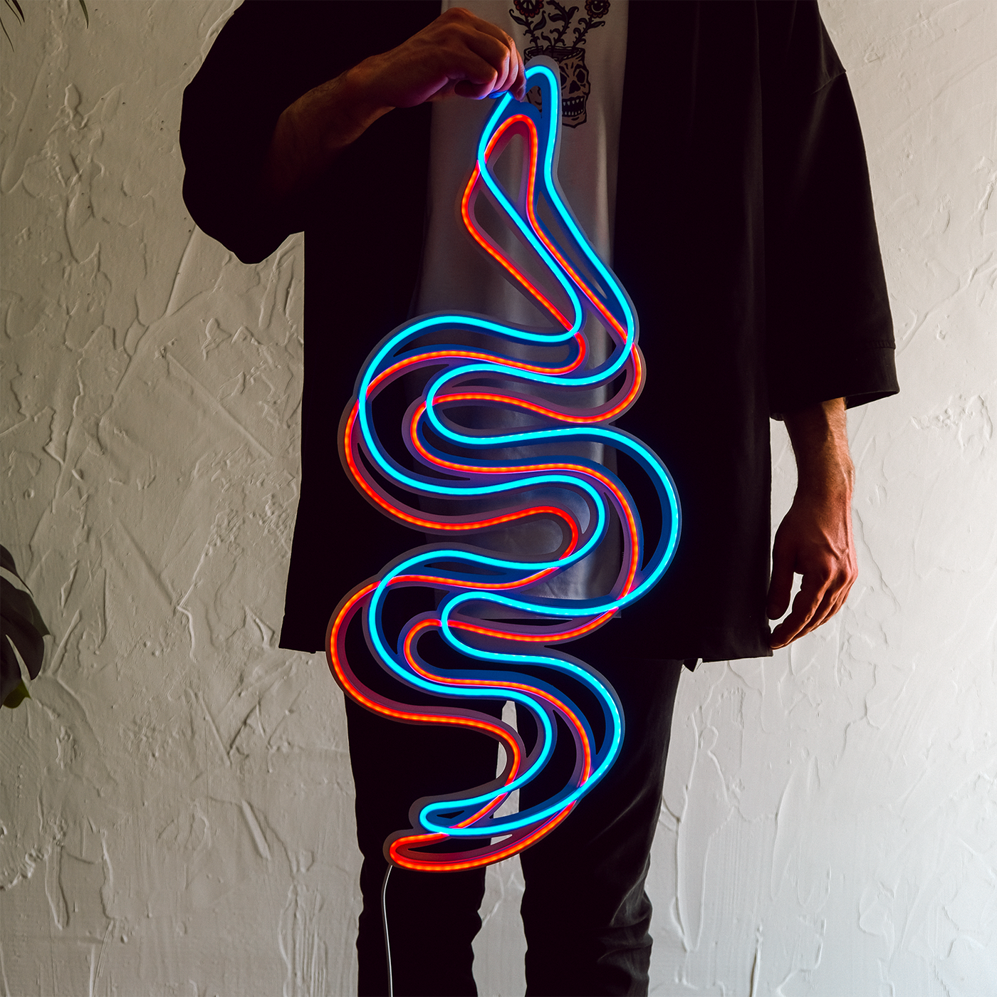 Snake Neon Wall Art