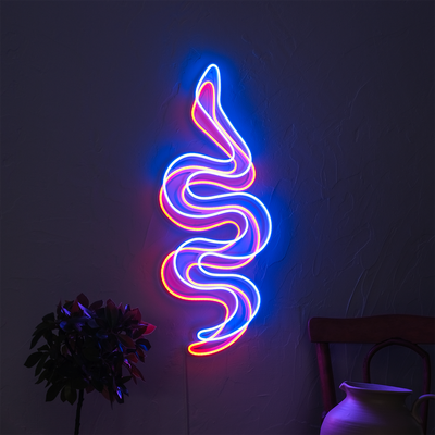 Snake Neon Wall Art
