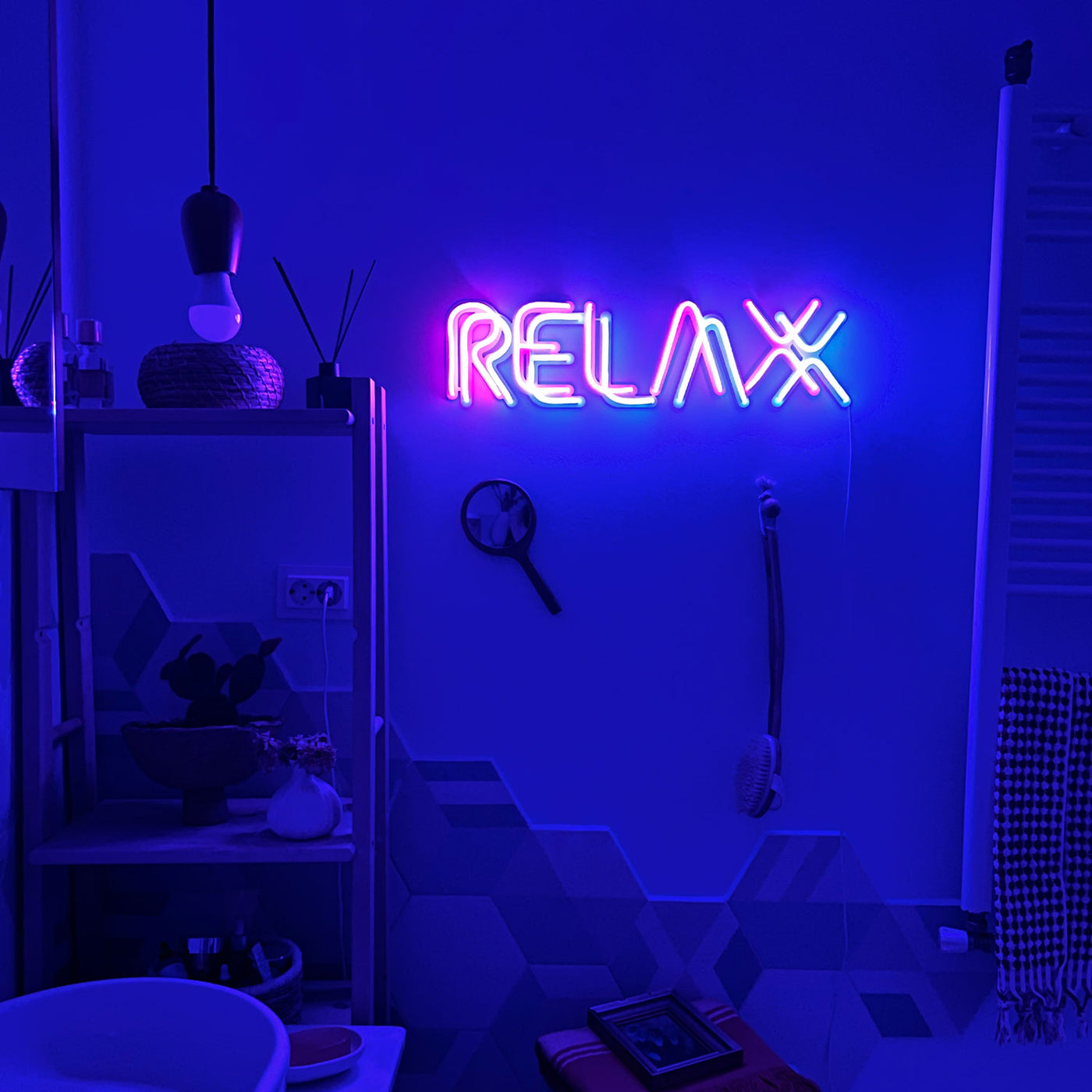 Relax Neon Wall Art
