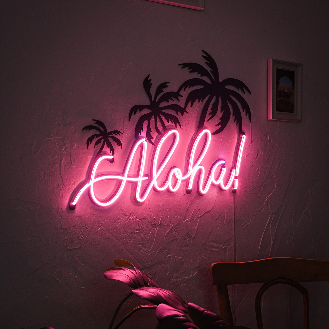 <transcy>Aloha Neon Wall Art</transcy>