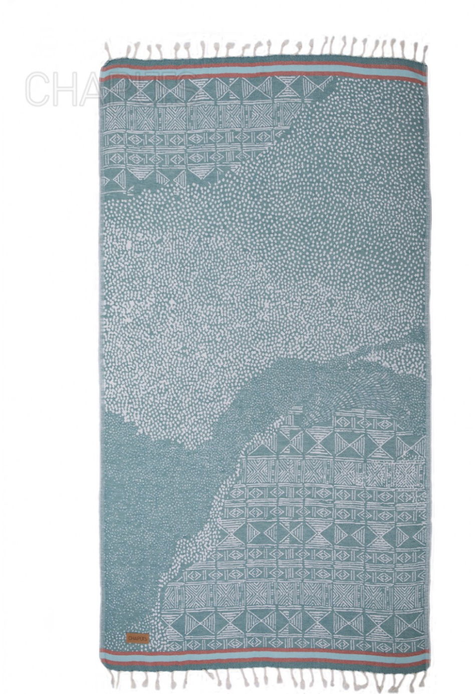 Oleria | Turquoise Green | Peshtemal, Hammam Towel XL | 90 x 175 cm