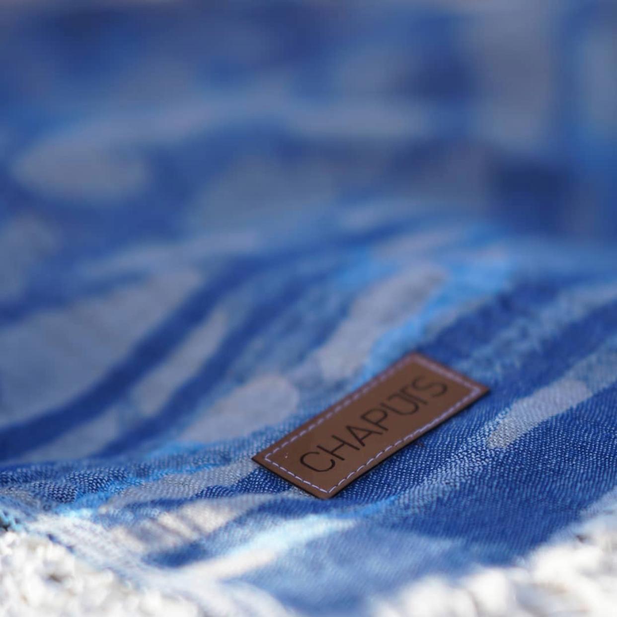 CHAPUTS | Blue | Extra Light Peshtemal, Hammam Towel | Hamamdoek 90 x 175 cm